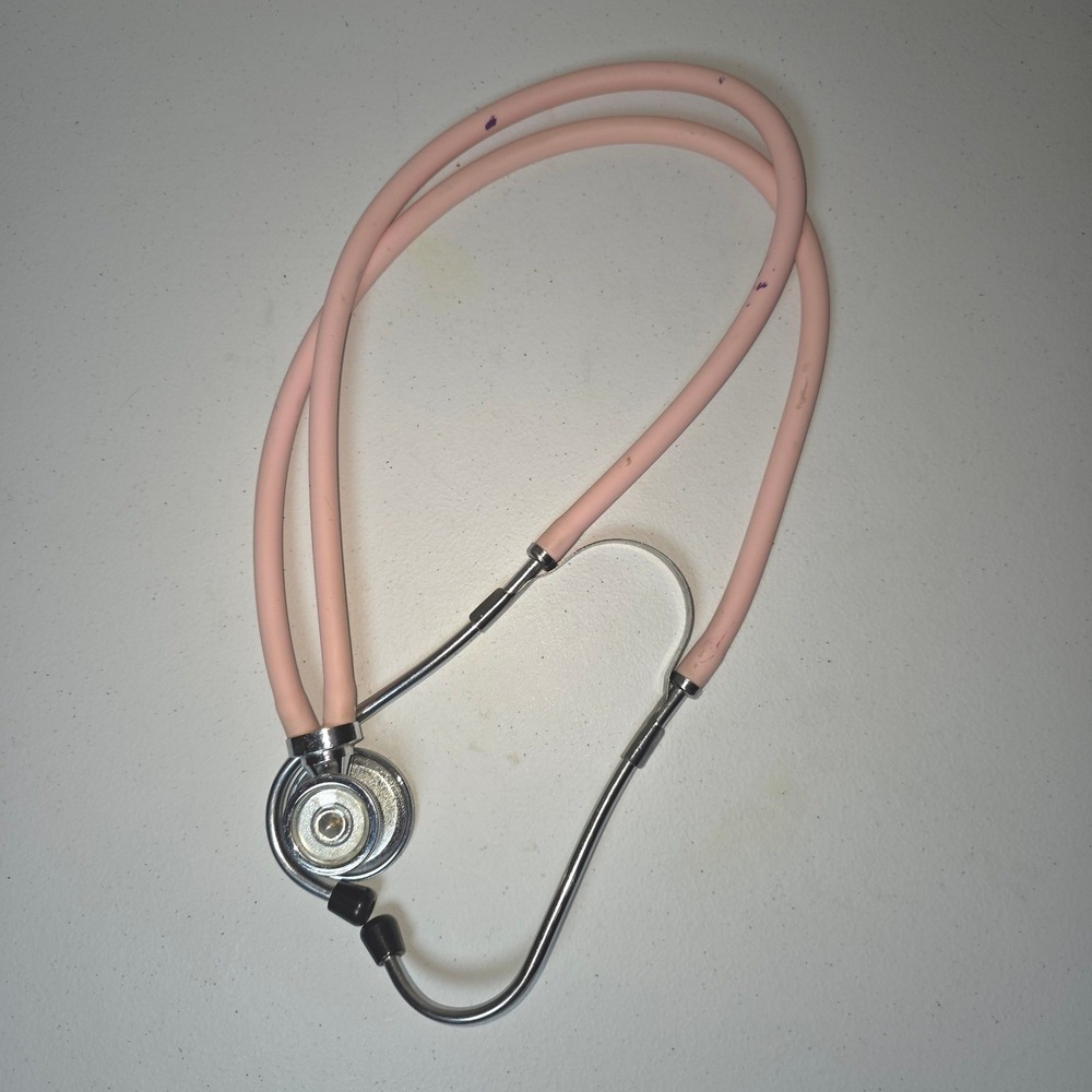 Pink‎ Dual Head Stethoscope Professional Medical Diagnostic Tool Nurse Student